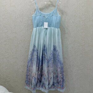 Zimmerman Floral Print Spaghetti Strap Dress